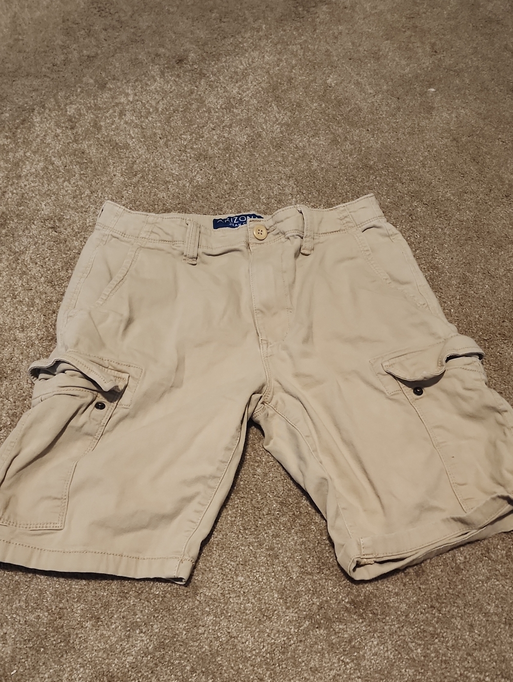 Arizona Jean Company Khaki Cargo Shorts for Men